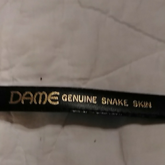 New Real Snake skin belt but without tags - Picture 2 of 3